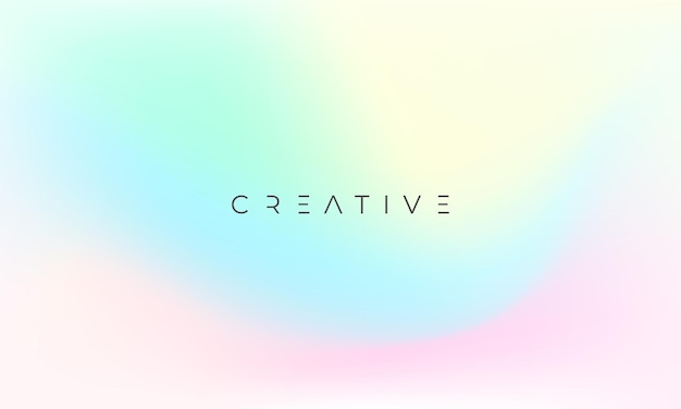Fondo abstracto fluido con malla de degradado de colores suaves Vector Eps 10