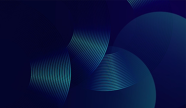 Fondo abstracto con fondo azul oscuro con telón de fondo de temática tecnológica visualmente dinámico