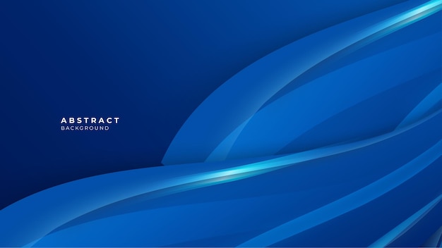 Fondo abstracto de forma azul plantilla para fondo de presentación de banner de papel tapiz