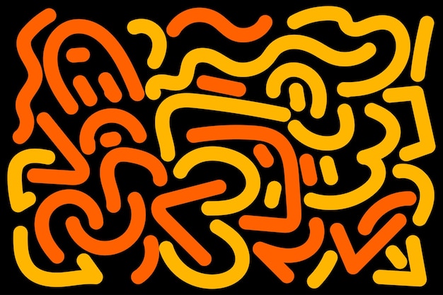 Fondo abstracto Forma de paisaje con color naranja para su recurso gráfico