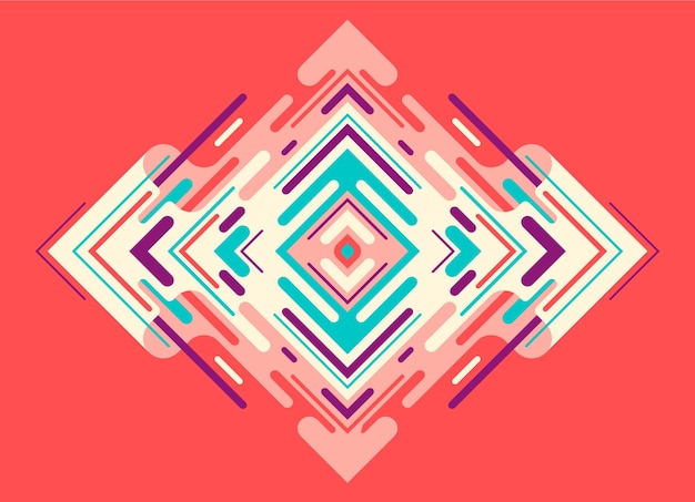 Fondo abstracto con formas coloridas