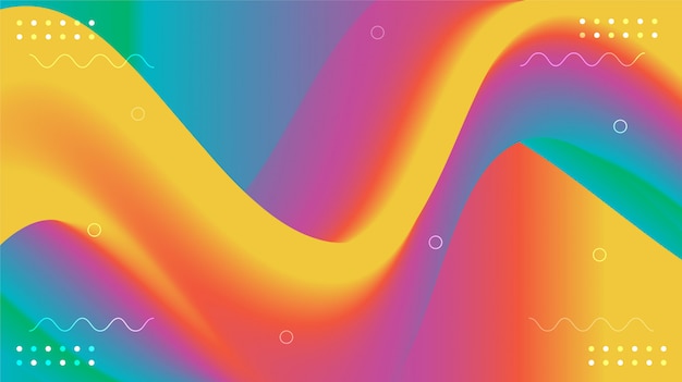 Fondo abstracto con formas fluidas 3d 3D Fluid Vector Shape Abstract Background