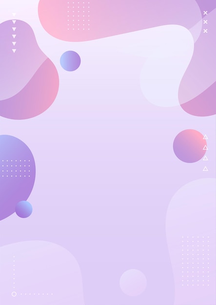 Fondo abstracto de formas fluidas y dinámicas Gradiente de papel tapiz con onda de curva de forma líquida