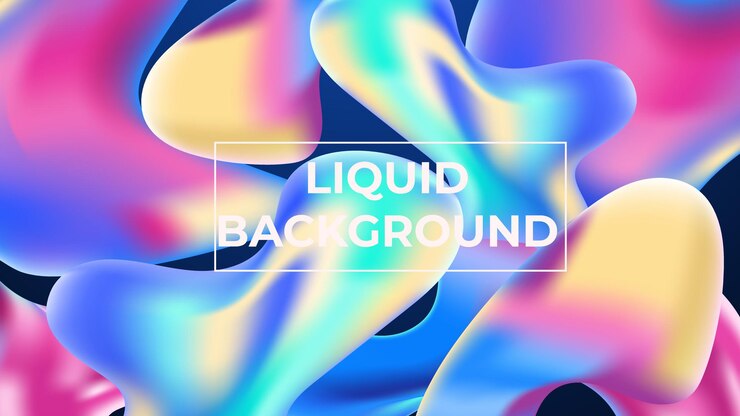 Fondo abstracto de formas fluidas