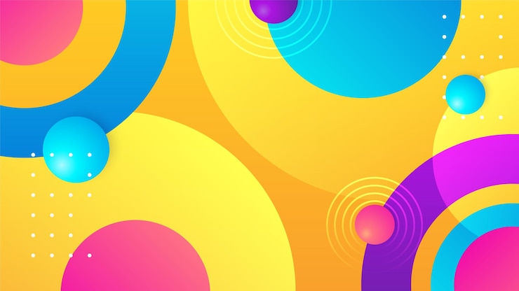 Vector fondo abstracto con formas geométricas coloridas patrón geométrico de gradiente de moda textura de fondo plantilla de fondo de gradiente de color mínimo para presentación de certificado de póster página de aterrizaje