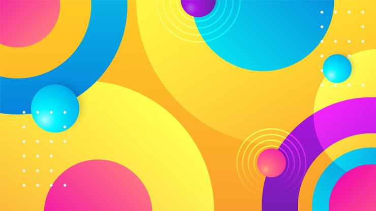 Vector fondo abstracto con formas geométricas coloridas patrón geométrico de gradiente de moda textura de fondo plantilla de fondo de gradiente de color mínimo para presentación de certificado de póster página de aterrizaje