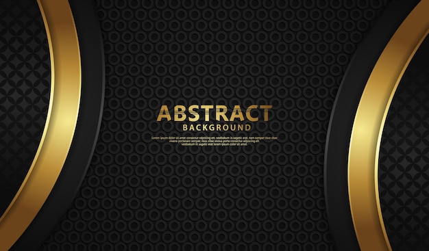 fondo abstracto con formas geométricas en la composición gradiente colores ilustración vectorial