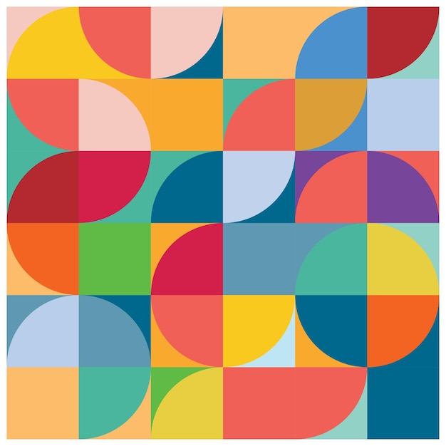 fondo abstracto con formas geométricas ilustración vectorial Eps 10 geométrica abstracta de colores