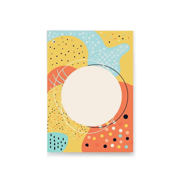 Fondo abstracto con formas geométricas y lugar para el texto Ilustración vectorial