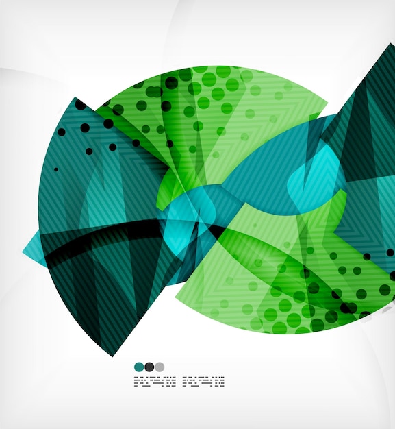Fondo abstracto con formas geométricas