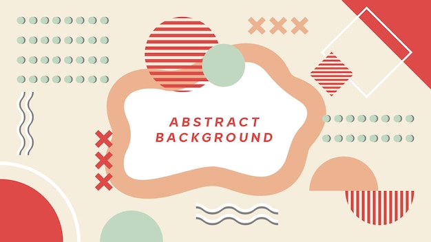Fondo abstracto con formas geométricas