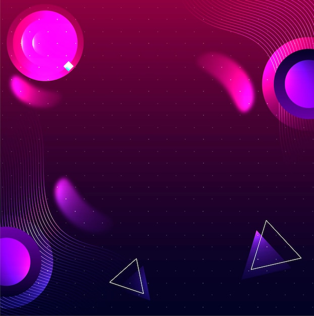 Fondo abstracto con formas geométricas