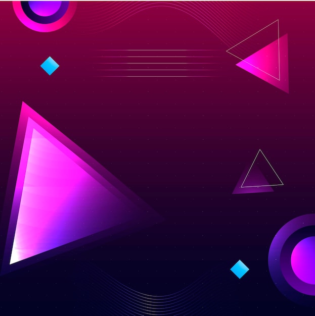 Fondo abstracto con formas geométricas