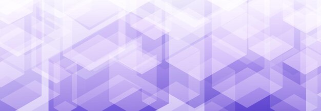 Fondo abstracto de formas isométricas translúcidas como cubos y paralelepípedos en colores púrpuras