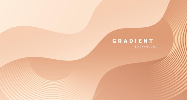 Fondo abstracto con formas de onda suaves y gradiente suave