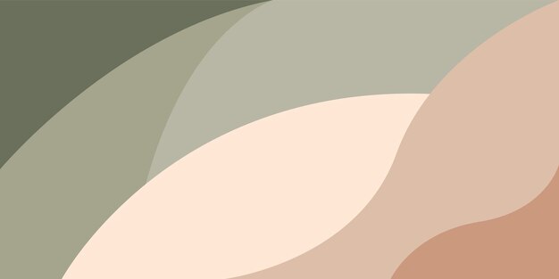 Fondo abstracto con formas onduladas dinámicas Fondo ondulado minimalista colorido con color suave