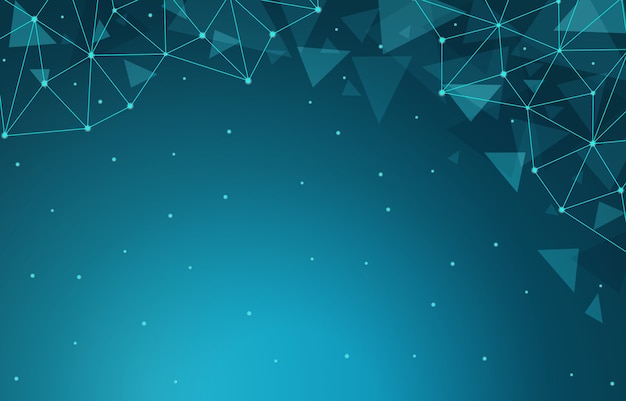 Fondo abstracto fresco poligonal geométrico triangular lowpoly