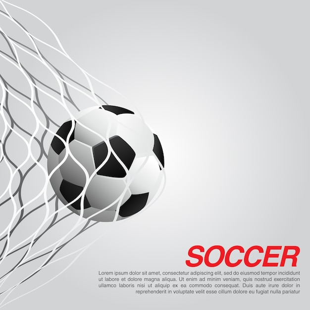 Fondo abstracto del fútbol del deporte con el espacio para el texto y el diseño