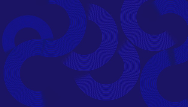Fondo abstracto futurista con líneas cyan circulares interconectadas en un gradiente oscuro creando un diseño elegante, minimalista y moderno para la marca empresarial y tecnológica