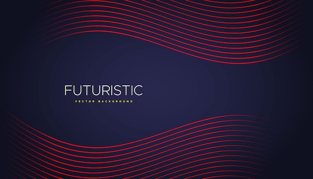 Fondo abstracto futurista con líneas geométricas brillantes