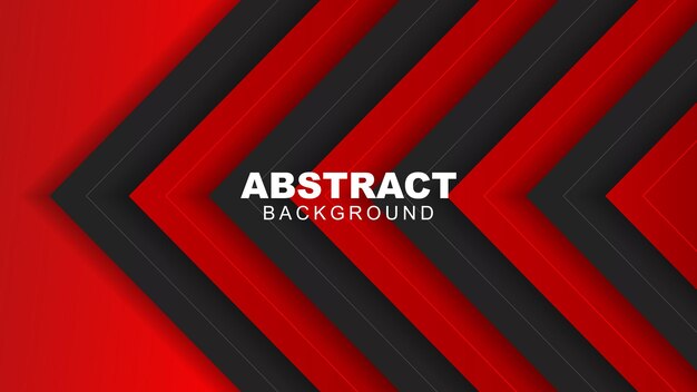 Fondo abstracto futurista negro y rojo Elemento de diseño gráfico moderno estilo futuro