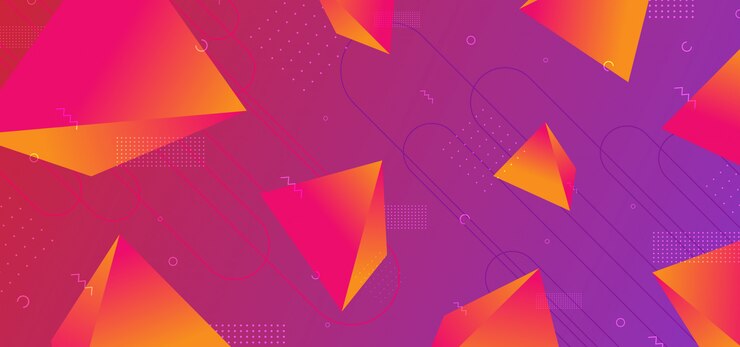 Vector fondo abstracto geométrico 3d de moda