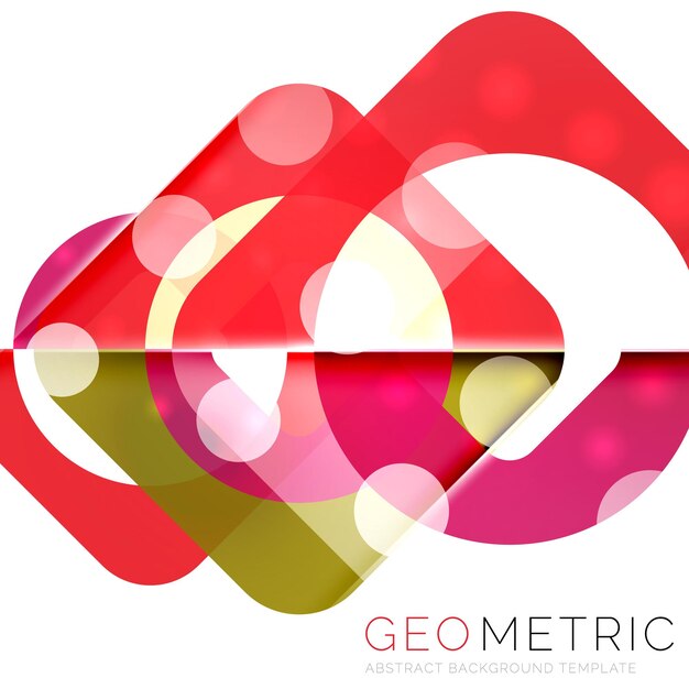 Fondo abstracto geométrico brillante