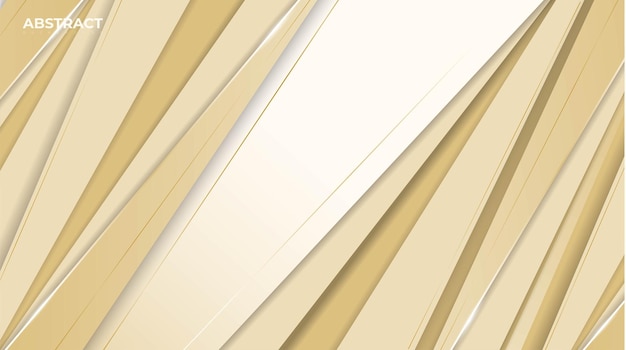 Fondo abstracto geométrico con concepto de lujo en oro para diseño de plantilla