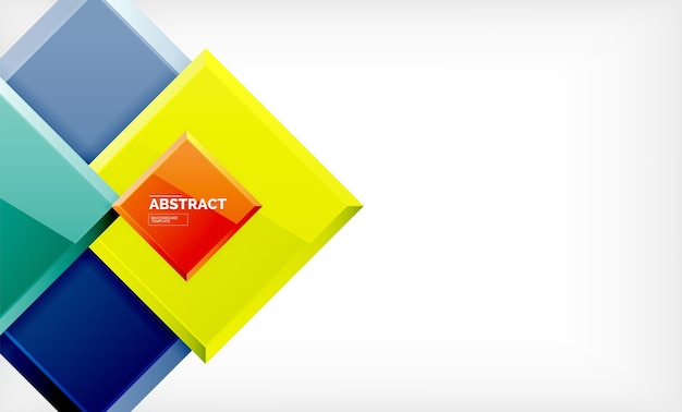 Fondo abstracto geométrico diseño cuadrado moderno