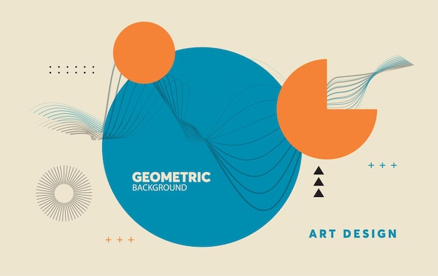 Fondo abstracto geométrico Elementos de diseño vectorial para diseño gráfico