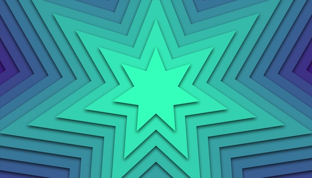 Fondo abstracto geométrico estrella