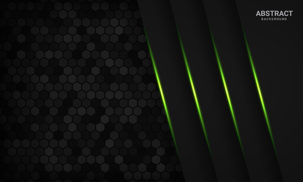 Fondo abstracto geométrico con hexágonos