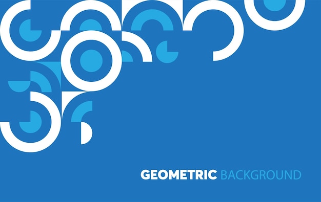Fondo abstracto geométrico con lugar para el texto Ilustración vectorial