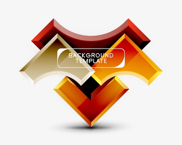 Fondo abstracto geométrico moderno