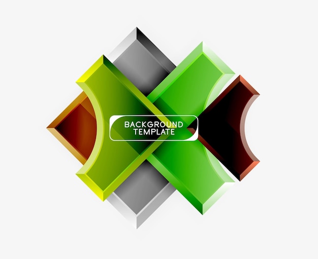 Fondo abstracto geométrico moderno
