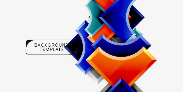 Fondo abstracto geométrico moderno