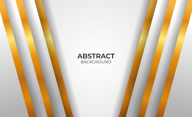 Fondo abstracto geométrico oro y gris estilo