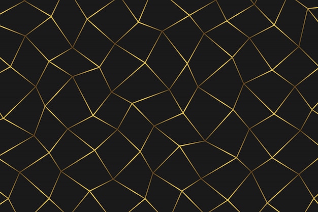 Fondo abstracto geométrico de oro.
