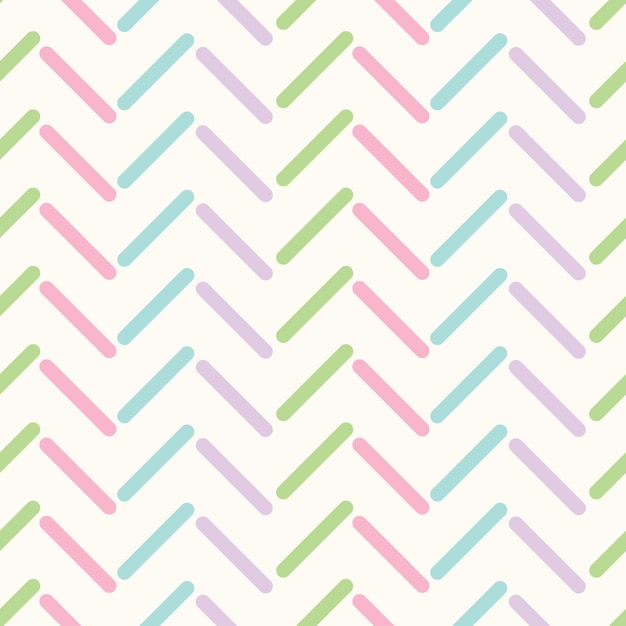 Fondo abstracto geométrico de patrón de chevron de vector colorido