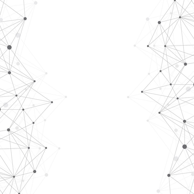 Vector fondo abstracto geométrico con puntos y líneas conectadas. fondo gráfico para su diseño. ilustración vectorial.