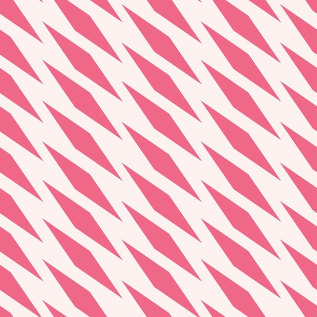Fondo abstracto geométrico rojo de patrón de rombo de vector