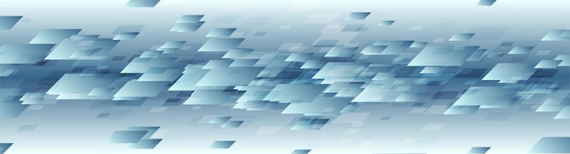Fondo abstracto geométrico de tecnología azul