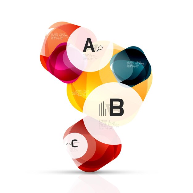 Fondo abstracto geométrico Templo de fondo vectorial para el diseño de diagrama de flujo de trabajo de impresión Opciones de número o banner de diseño web