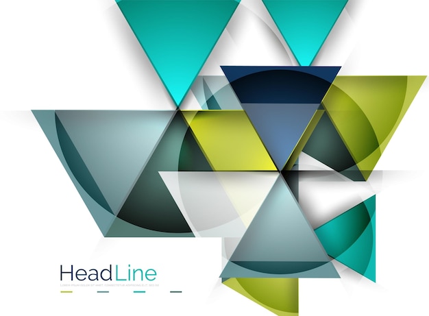 Fondo abstracto geométrico vectorial 3d