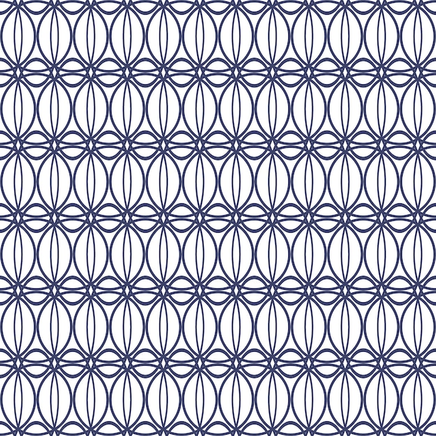 Fondo abstracto geométrico vintage de patrones sin fisuras azul