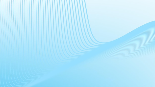 Fondo abstracto de gradiente azul con línea curva