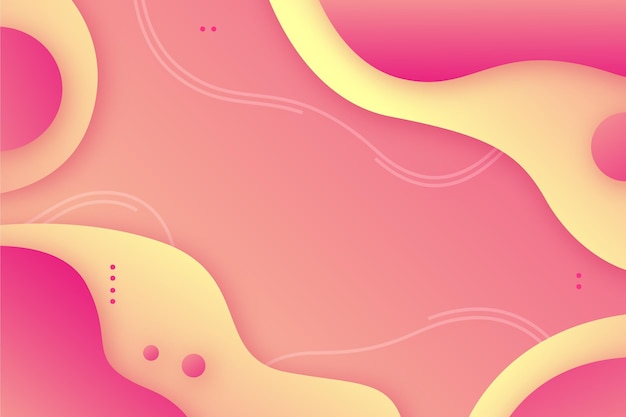 Fondo abstracto gradiente con diferentes formas