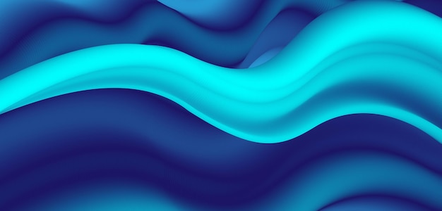 Vector fondo abstracto de gradiente de fluido mixto azul de alto grado de movimiento corrugado elegante