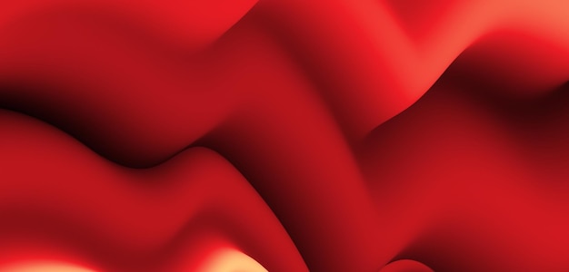 Fondo abstracto de gradiente de fluido mixto rojo amarillo de alto grado de movimiento corrugado con estilo