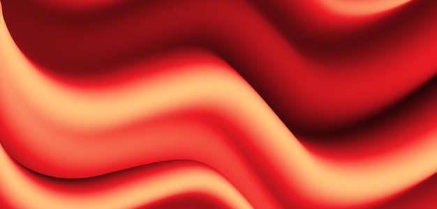 Fondo abstracto de gradiente de fluido mixto rojo amarillo de alto grado de movimiento corrugado con estilo